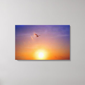 Sunset Bliss 3 Panel Canvas Print