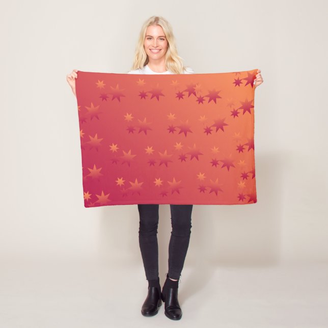 Sunset Bloom Cosy Throw Blanket (In Situ)
