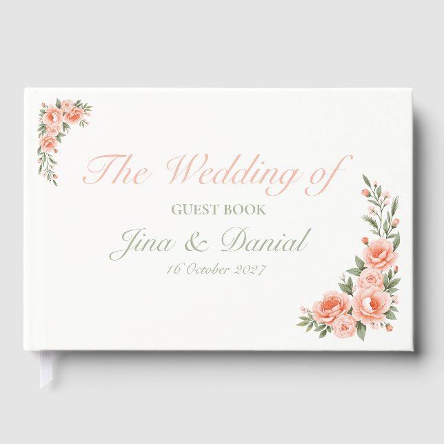 Sunset Bloom Guest Book (Front)