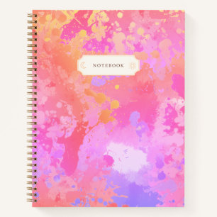 Sunset Boho Splash Notebook