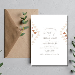 Sunset Boho Wedding Invitation