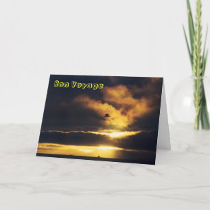 Sunset Bon Voyage Card