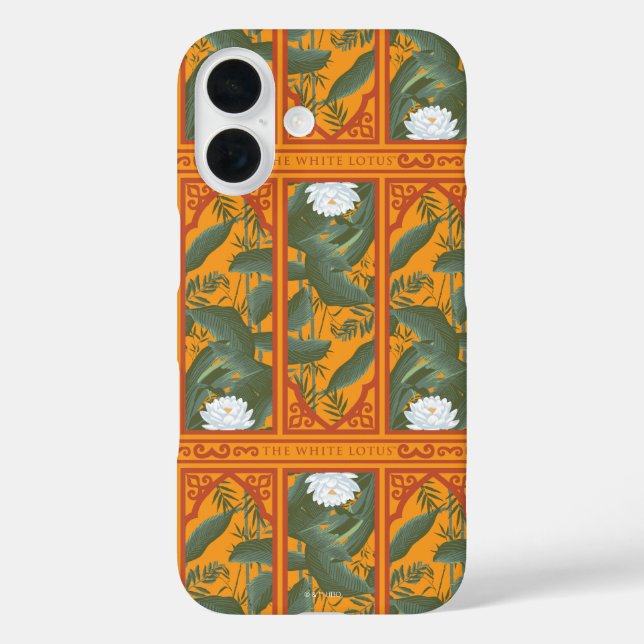 Sunset Botanical Panel Pattern - The White Lotus Case-Mate iPhone Case (Back)