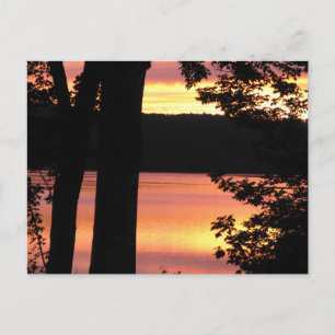 Sunset Bridgewater Nova Scotia POst Card