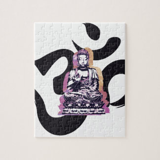 Sunset Buddah Ohm Jigsaw Puzzle
