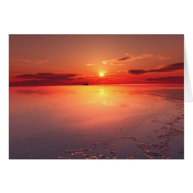 sunset: burning ice (Front Horizontal)