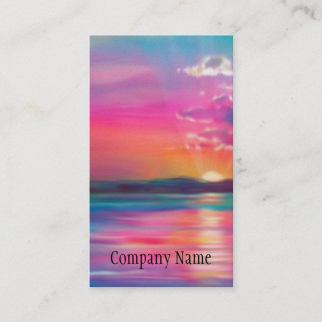 Sunset Business Card (Front)