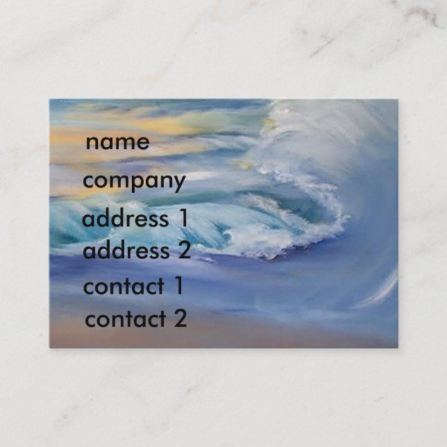 SUNSET...business card (Front)