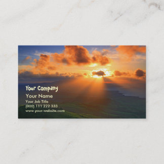 Sunset Business Card
