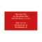 Sunset business card template red portrait