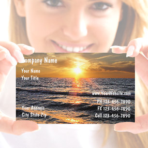 Sunset Business Cards