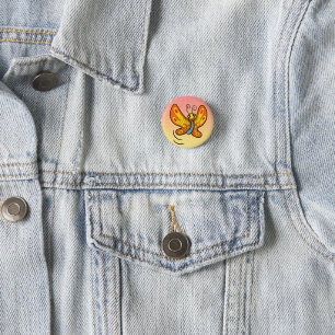 Sunset Buttah Fly 3 Cm Round Badge