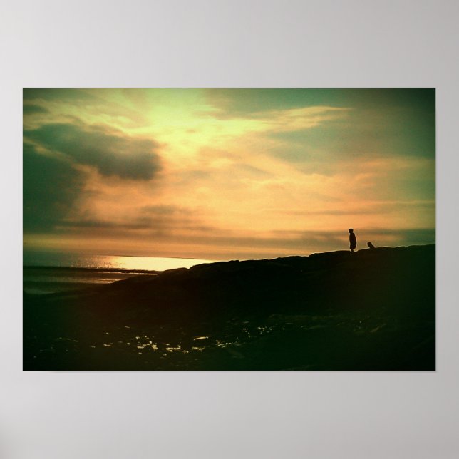 Sunset by the Sea Poster (Front)
