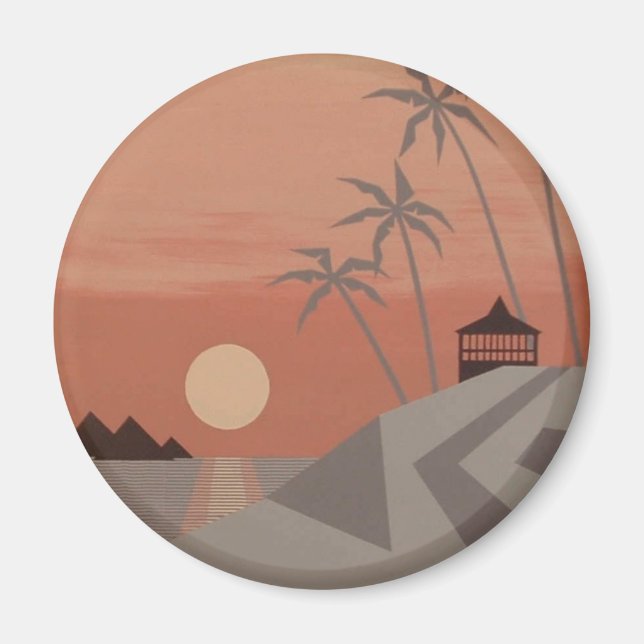 SUNSET CABANA magnet (Front)