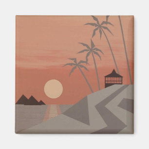 SUNSET CABANA magnet