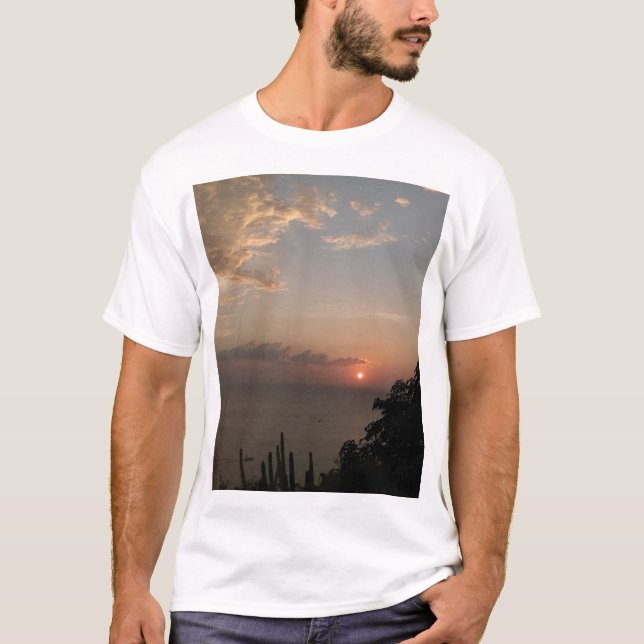 sunset caibean coast T-Shirt (Front)