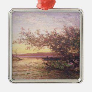 Sunset, Camargue Metal Tree Decoration
