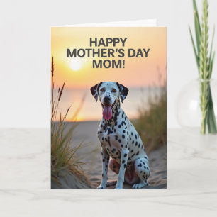 Sunset Canine Mother Love Card
