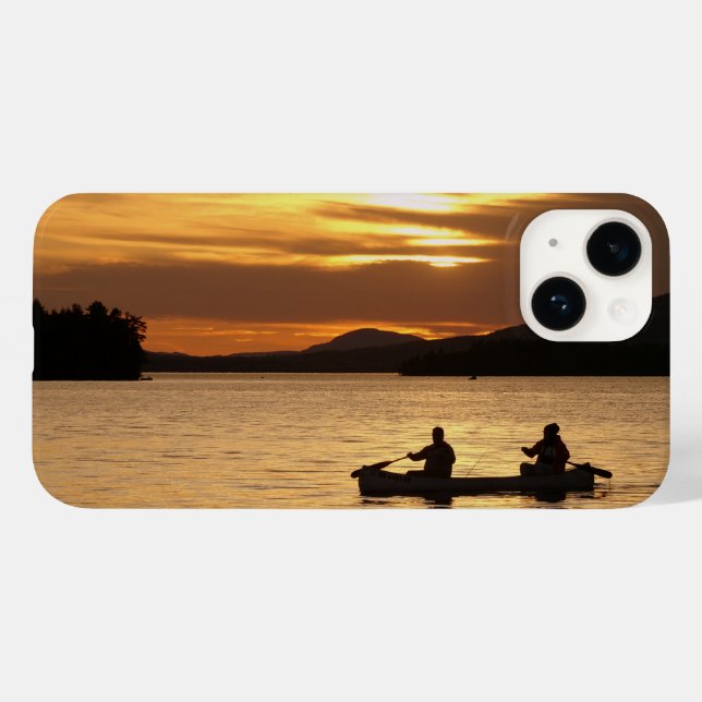 Sunset Canoe Case-Mate iPhone Case (Back (Horizontal))