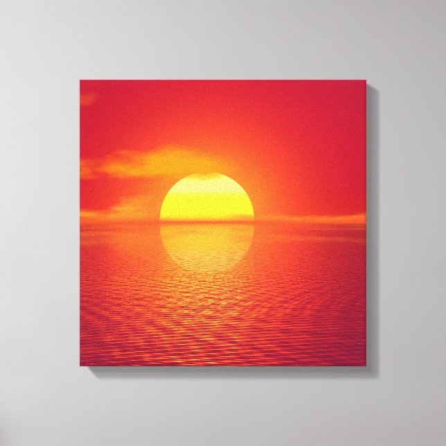 Sunset  Canvas Print (Front)