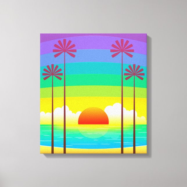 Sunset Canvas Print (Front)