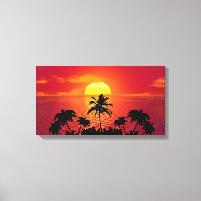Sunset Canvas Print (Front)