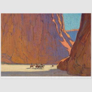 “Sunset Canyon de Chelly” by Edgar Payne Tissue Paper