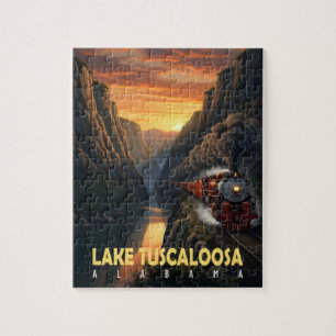 Sunset Canyon – Lake Tuscaloosa, Alabama Jigsaw Puzzle