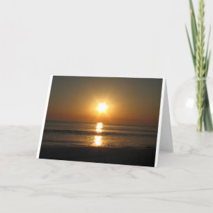 Sunset, card