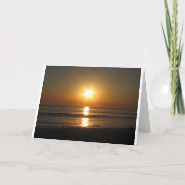 Sunset, card (Front)
