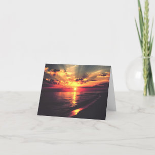 SUNSET Card