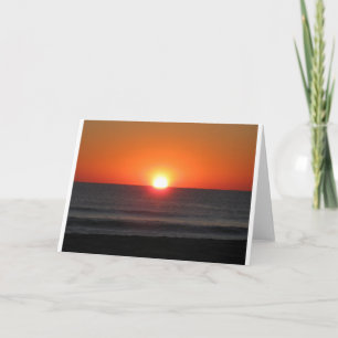 Sunset, card