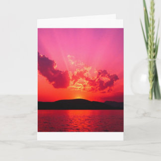 SUNSET CARD
