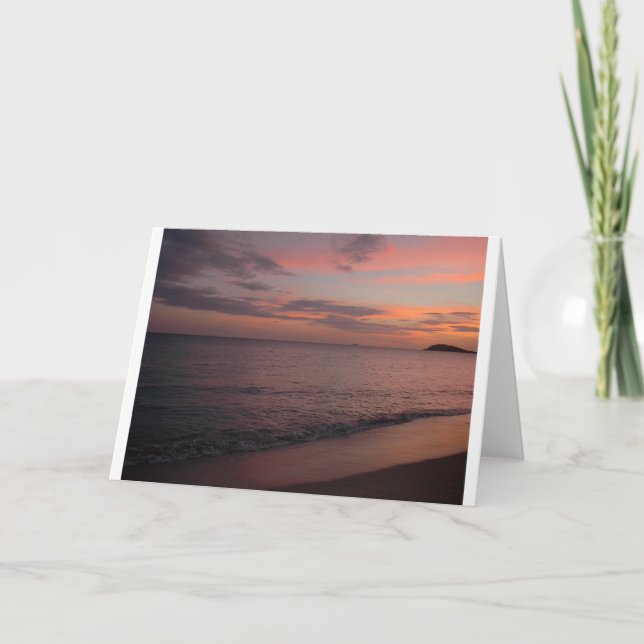 Sunset, card (Front)