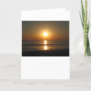 Sunset, card