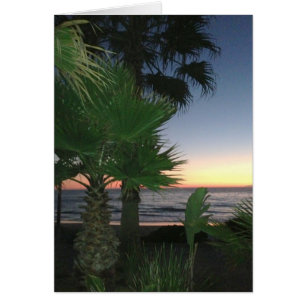 Sunset Card - blank Inside
