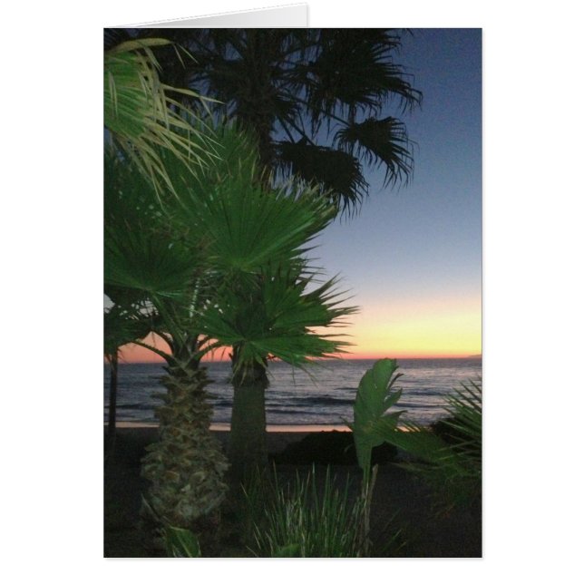 Sunset Card - blank Inside (Front)