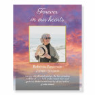 Sunset Celebration of Life Photo Welcome Funeral