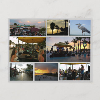 Sunset Celebration Postcard - in Fort Myers Beach