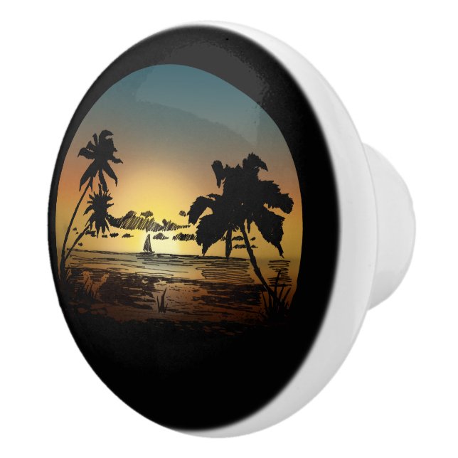 Sunset Ceramic Knob (Right)