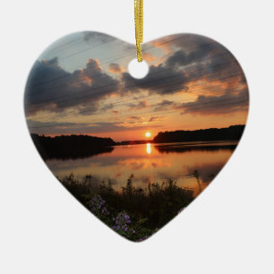 Sunset Ceramic Tree Decoration