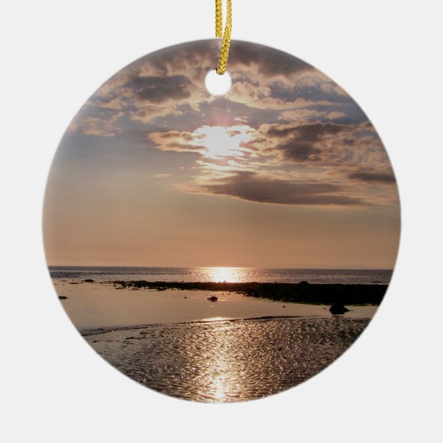 SUNSET CERAMIC TREE DECORATION (Front)