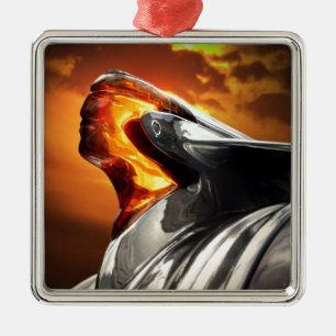 Sunset Chief Pontiac Chieftain Classic Car Metal Tree Decoration