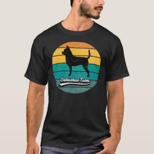 Sunset Chihuahua Team Dog Breed Silhouette T-Shirt