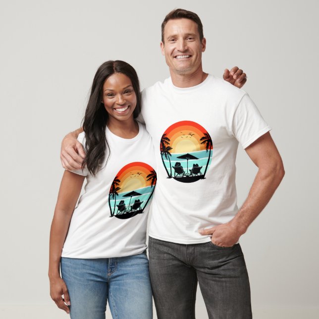 Sunset Chill – Ocean View Retreat Tee (Unisex)