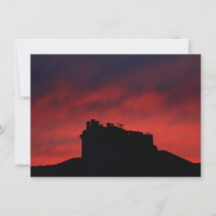 Sunset chimneys card