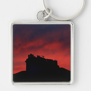 Sunset chimneys key ring