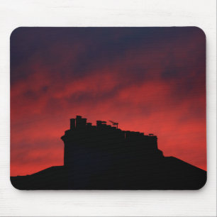 Sunset chimneys mouse mat