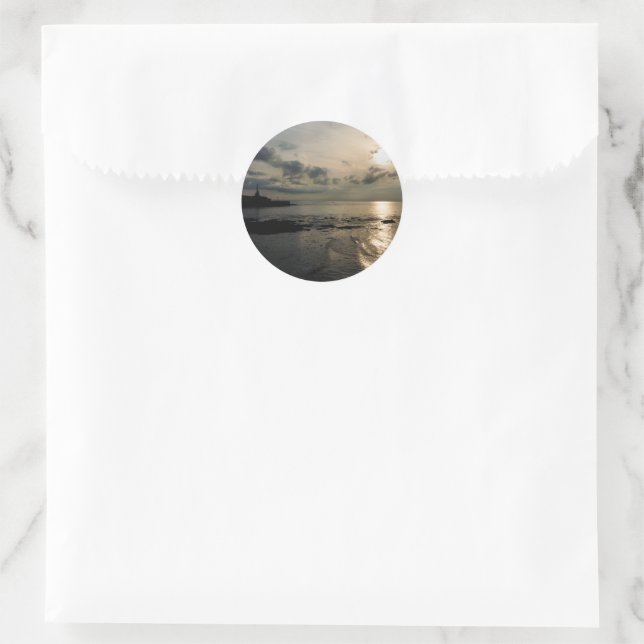 SUNSET CLASSIC ROUND STICKER (Bag)