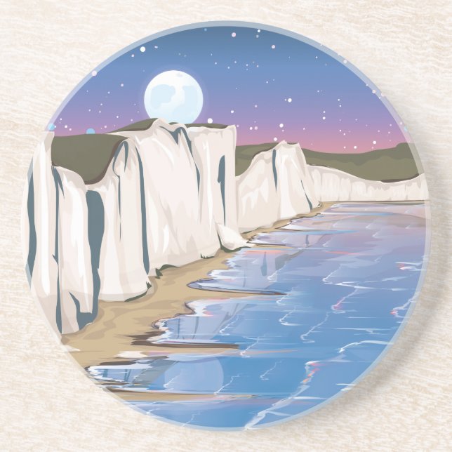 Sunset Cliffs by the Ocean Coaster (Front)